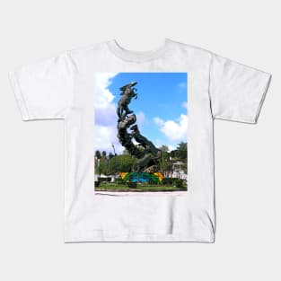 Plaza of Spain (Vigo, Spain) Kids T-Shirt